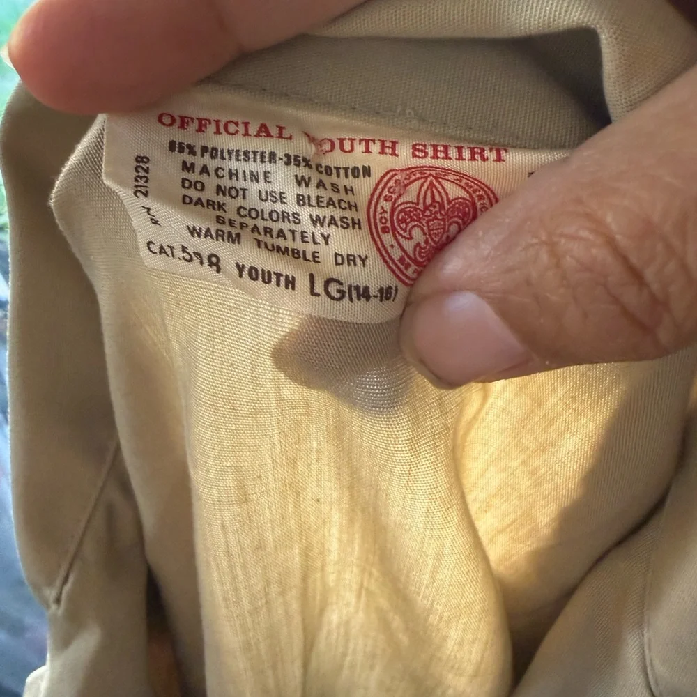 VTG Boy Scouts of America Uniform Shirt‎